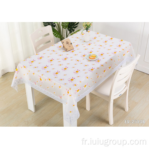 Nappe jetable imprimée en PEVA